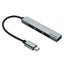 USB Splitter 4-port Hub Type-c Hub Computer - GRAY Carousel 1