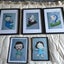 5x Kids bedroom framed prints of Japan felt crafts Carousel 1