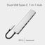 USB 3.0 Heat Dissipation Aluminum Laptop PD USB C Hub for MacBook Pro Carousel 2