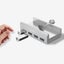 USB 3.0 HUB for Desktop Laptop Clip Range 10-32mm with 100cm Date Cable-SILVER Carousel 4