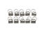10Pcs 25mm Key Fob Keychain Split Ring For Wrist Wristlets Cotton Tail Clip Carousel 1