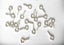 25 HANDY SMALL SILVER SCREW EYES - 8 mm Carousel 1