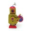 Playing Robot Reminiscence Children Kids Tin Toys With Key - GOLD Carousel 4