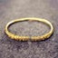 2 Pcs Unisex Retro Golden Cudgel Bangle Bracelet for Men Women - 1 Carousel 2