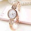Round Dial Alloy Lady Bracelet Bangle Women Dress Quartz Watch - 2 Carousel 4