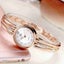 Round Dial Alloy Lady Bracelet Bangle Women Dress Quartz Watch - 2 Carousel 5