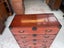 Circa 1940's Japanese Pawlonia Wood Kimono Chest with Key Carousel 11