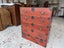 Circa 1940's Japanese Pawlonia Wood Kimono Chest with Key Carousel 16