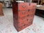 Circa 1940's Japanese Pawlonia Wood Kimono Chest with Key Carousel 4