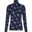 icebreaker Women's Merino 260 Vertex LS Falling Flakes Half Zip Carousel 1