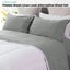 Ramesses Charcoal Pebble Wash Linen Look Alternative Sheet Set Carousel 2