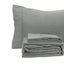 Ramesses Charcoal Pebble Wash Linen Look Alternative Sheet Set Carousel 3