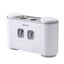 Automatic Toothpaste Squeezer 5 Toothbrush Holder Wall Mount Stand Set - 4 Carousel 1