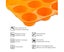 Large Muffin Tray Silicone Muffin Pan,Non-Stick Muffin Cupcake Tin,Orange Carousel 3