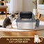 Cat Litter Box Stainless Steel Carousel 3