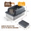 Cat Litter Box Stainless Steel Carousel 8