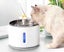 LED Automatic Electric Pet Water Fountain Cat/Dog Drinking Bowl Waterfall 2.4L Carousel 3