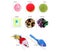 28PCS Lovely Pet Toy Cat Kitten Toys Rod Fur Mice Bells Balls Catnip Carousel 4