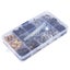485pcs/Set Metal Snap Fasteners Kit Press Studs Buttons Tool Craft for Leather Carousel 9