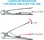 15mm Wide Jaw Opening Nail Clipper With Nail File Carousel 2