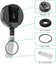 2pcs Retractable Keyring Badge Reel -heavy Duty Key Chain With Thickened Stee Carousel 2