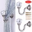 2Pcs Home Decorative Curtain Holdbacks Wall Mounted Hooks Curtain Tie Backs Carousel 1