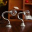 2Pcs Home Decorative Curtain Holdbacks Wall Mounted Hooks Curtain Tie Backs Carousel 2