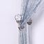 2Pcs Home Decorative Curtain Holdbacks Wall Mounted Hooks Curtain Tie Backs Carousel 4