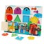 Toy Wooden Toddler Buckle Training Infant Work Board Children Carousel 1
