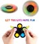 Pop Fidget Spinner Toys 6 Pack, Push Bubble Pop Spinners Fidget Packs, Pop Hand Carousel 3