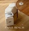 3 Seats Kraft Paper Bench Sofa Carousel 1
