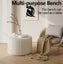 3 Seats Kraft Paper Bench Sofa Carousel 13