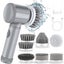 7 In 1 Electric Cordless Spin Scrubber Turbo Scrub Super Power Cleaning Brush Carousel 11