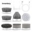 7 In 1 Electric Cordless Spin Scrubber Turbo Scrub Super Power Cleaning Brush Carousel 12