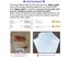 Set of 12 hexagon acrylic wall stickers, plastic mirror for interior, livin Carousel 3