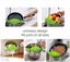 2 Pcs Clip on Strainer, Pot Strainer for Pasta Meat Vegetables Fruit, Silic Carousel 6