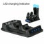 4 in 1 Controller Charger Dock Station Stand For Playstation PS4 PSVR VR Move Carousel 6