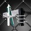 Aluminum Wall Hair Dryer Holder Cupboard Sliver Metal Wall Cupboard Carousel 2