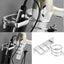 Aluminum Wall Hair Dryer Holder Cupboard Sliver Metal Wall Cupboard Carousel 3