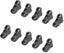 black 10pcs Length 3cm Plastic Rope For Camping Tent Rope Tensioner Carousel 2
