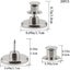 10 Sets Of 17mm Denim Button Replacement Seamless Thread Detachable Metal Deni Carousel 2