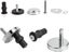 2 Pieces Toilet Seat Hinged Fixings Quick Release Hinges Toilet Seat Hinge F Carousel 3