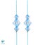 Deago 39x78 Inch Crystal Beaded Tassel Curtain Partition Door String Curtain Scr Carousel 6
