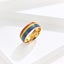 gold Rainbow Rings Engagement Rings Stainless Steel Couples Rings Coup Carousel 3