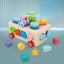 Wooden Color Shape Sorting Stacking Toys Educational Toys | Building Blocks Carousel 3