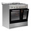 Parmco - Freestanding Stove - 900mm Combination 1 & 1/2 Ovens - Stainless Steel Carousel 3