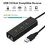 3 Port USB 3.0 Gigabit Ethernet Multi HUB Splitter Network Adapter 1000Mbps PC Carousel 5