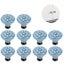 10 Pieces Ceramic Knobs, Vintage Cabinet Door Knobs, Drawer Knobs, Ceramic Door Carousel 1