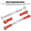 Aluminum Camber Link with Rod Ends for Traxxas Slash 1/10 2WD 4X4 Parts Carousel 4