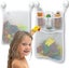 2 Mesh Bath Toy Organizers + 6 Sturdy Hooks Shower Toy Holder These Versatile Carousel 1